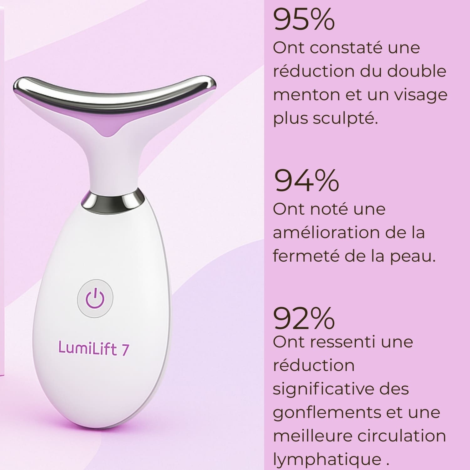 LumiLiFt 7 - Appareil de raffermissement du visage