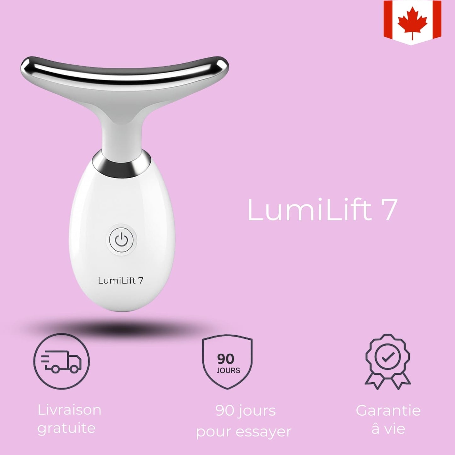 LumiLiFt 7 - Appareil de raffermissement du visage